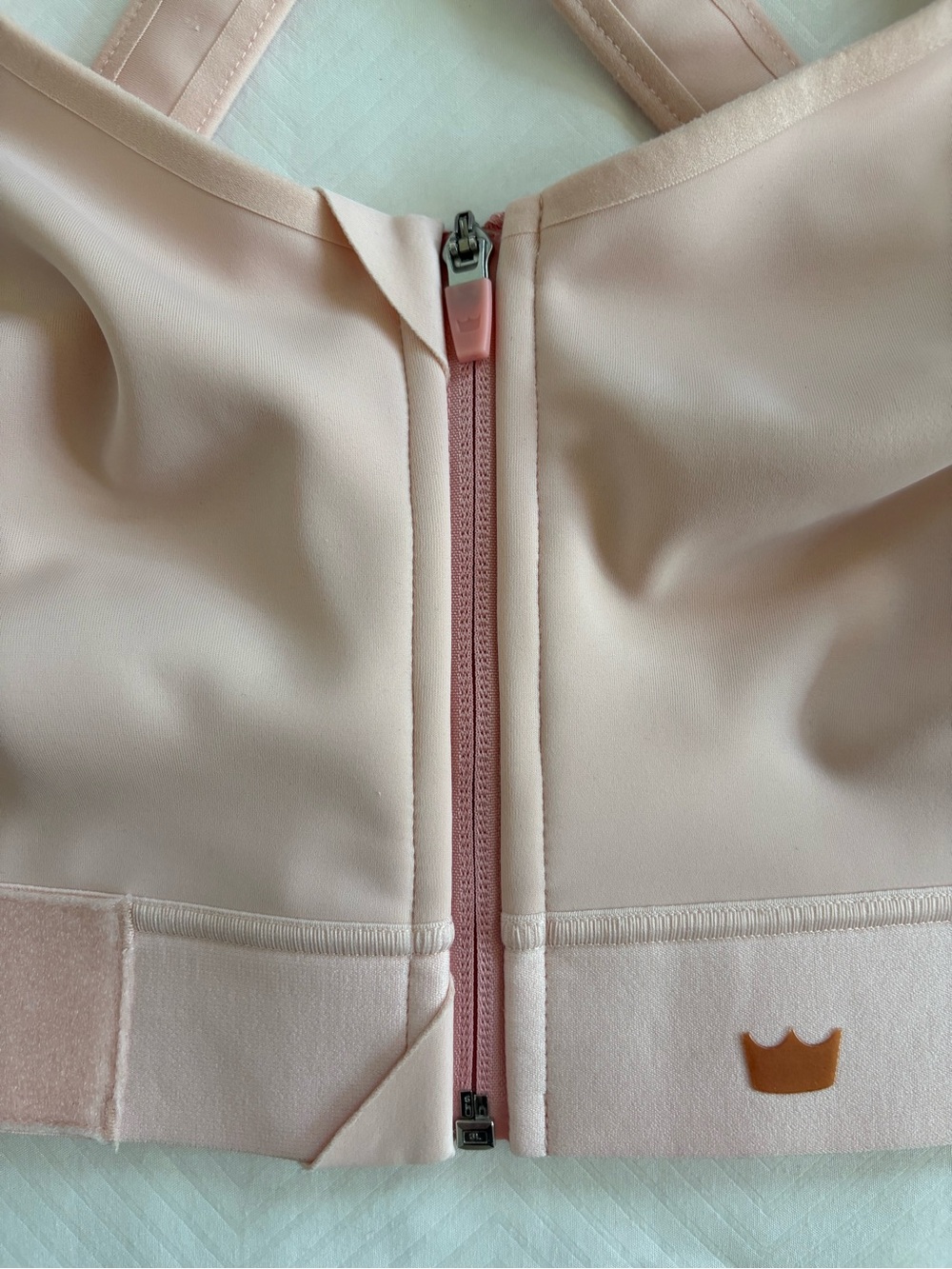 Shefit Flex Sports Bra Medium Impact Fully Adjustable Blush Pink & Gold 3X Luxe - Picture 3 of 13